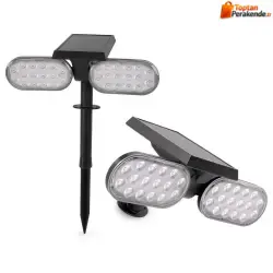 ACK AG60-02801 8W/h Solar Led Çim Armatürü Kazıklı 3000K Günışığı İkili